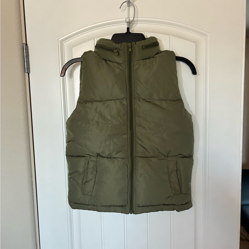 Forever 21 Kids Olive Green Vest